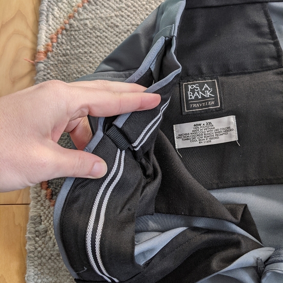 Jos A Banks travelers performance pant grey - Picture 5 of 6